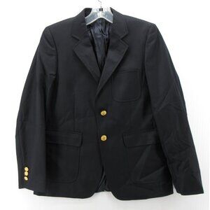 Brooks Brothers Sport Coat Boys 14 Loro Piana Fabric Red Fleece Wool Blazer
